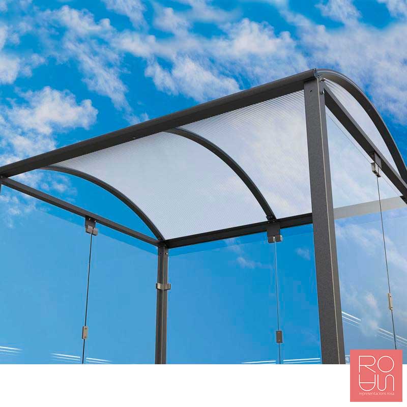 Refugi per bicicletes Bóveda amb vidres